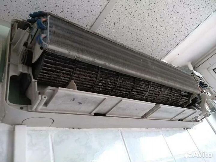 Чистка сплит систем, Ремонт сплит систем, Заправка