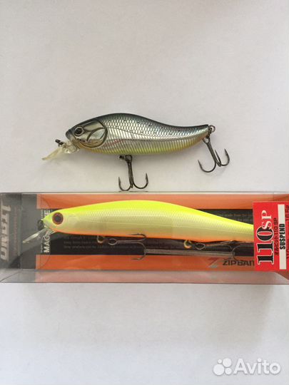 Воблеры Riprizer, Mag squad, Rigge, Orbit, Tiemco