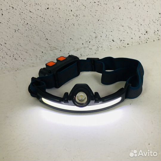 Фонарь Огонь нт-117 Налобный, датчик движения, гиб