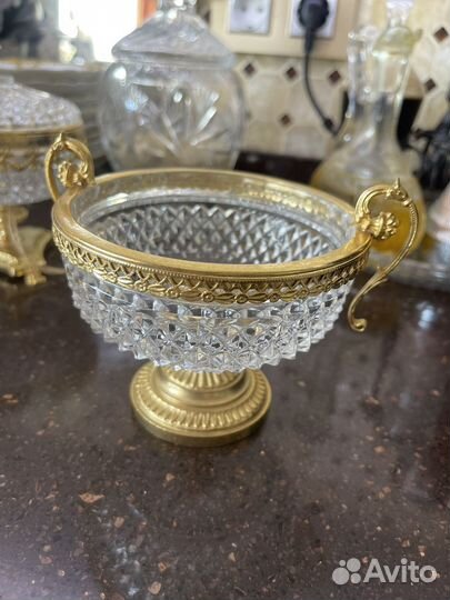 Вазы хрусталь Бельгия