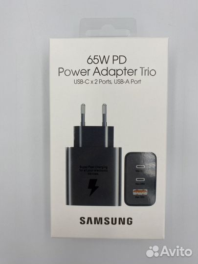 Зарядное устройство для Samsung 65w с кабелем