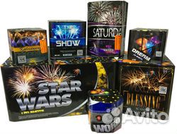 Салюты, фейерверки, бенгальские огни, хлопушки