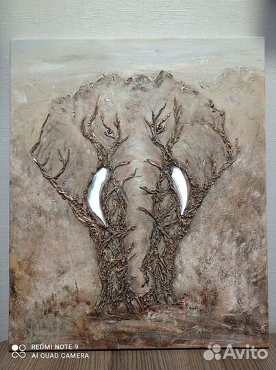 Картина акрилом на холсте 50*60