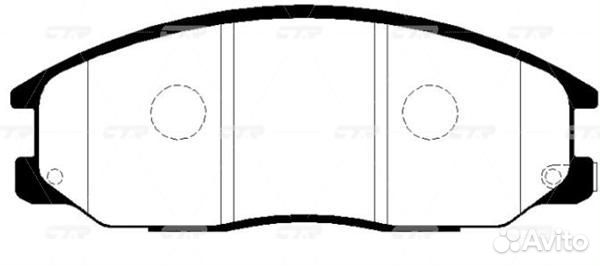Колодки тормозные передние комплект