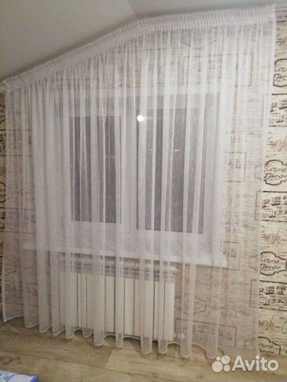 Тюль Вуаль белый