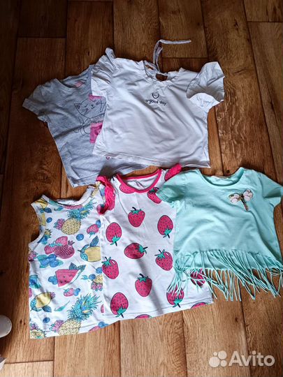 Вещи на девочку пакетом 98-104