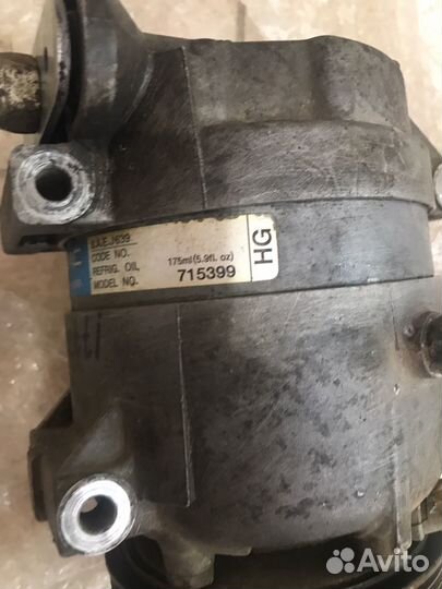 Компрессор кондиционера на Chevrolet lacetti