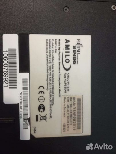 Ноутбук на запчасти