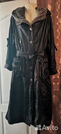 Плащ с утеплением р-р - 52-54