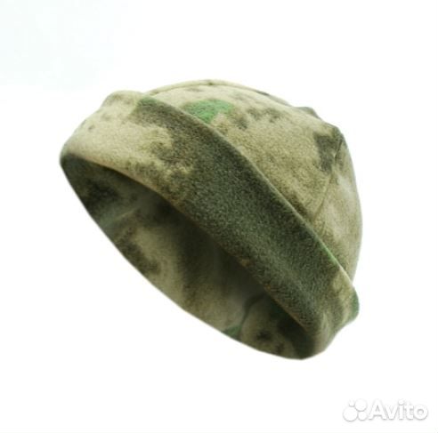 Шапка флисовая. Мох, Хаки, Мультикам, Белый