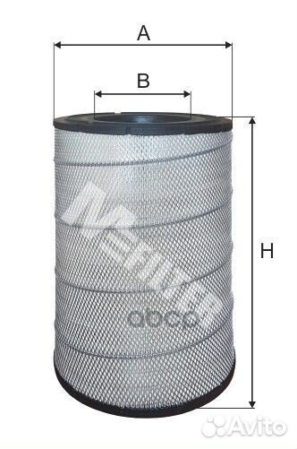 A841 фильтр воздушный H524 D281.5 d148 Setra