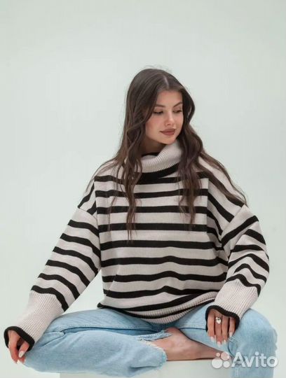 Свитер женский оверсайз