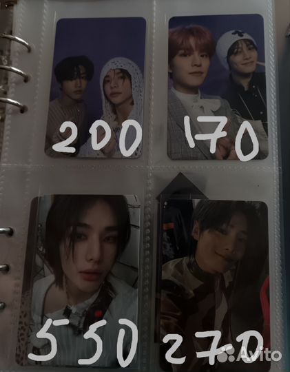 Карты stray kids хенджин чонин