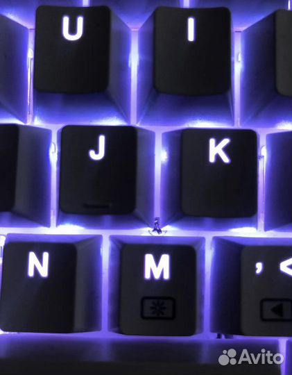 Игровая механическая клавиатура белая