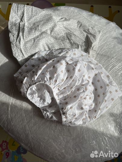 Матрас в круглую детскую кроватку