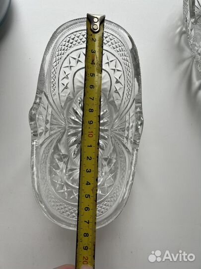 Ваза конфетница хрустальная СССР