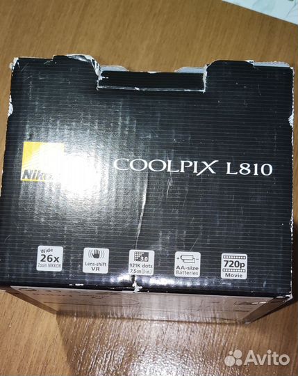 Цифровой фотоаппарат Nikon CoolPix L810, красный