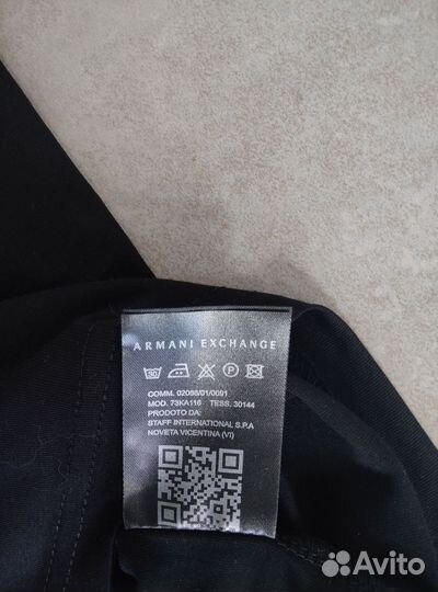 Мужская футболка Emporio Armani, Италия, 48р