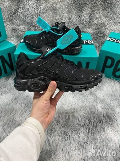 Nike Air Max Tn Plus Black Черные Оригинал Poizon