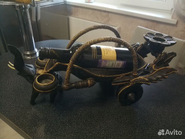 Подставка для вина новая. Подарок на новый год