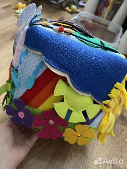 Развивающий кубик мягкий