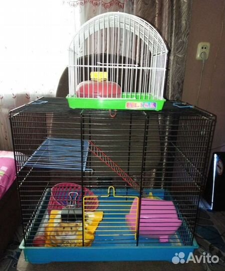 Клетка для грызунов большая и маленькая