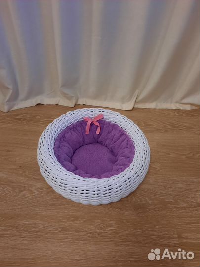 Лежанка для животных из ротанга