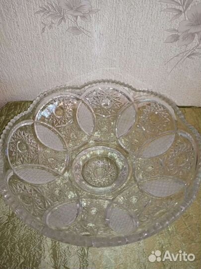 Салатник хрустальный