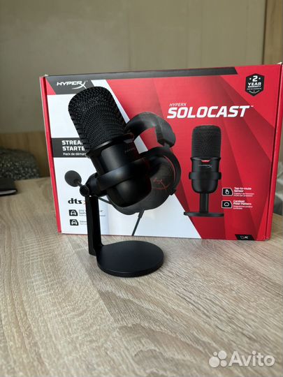 Микрофон студийный hyperx solocast