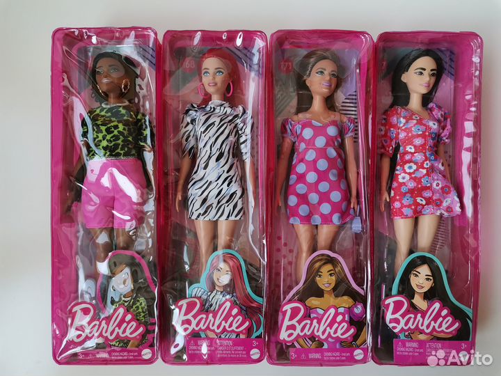 Куклы Barbie Fashionistas новые