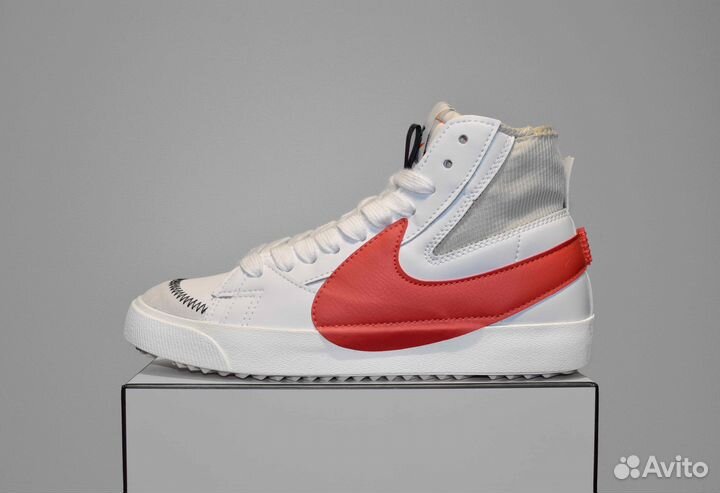 Nike Blazer 77 Jumbo Mid (41-45, Белые)