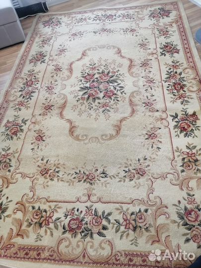 Ковер шерстяной 2х3 бежевый