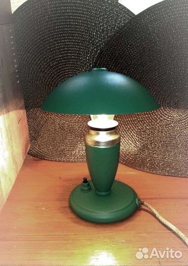 Зеленая лампа гриб СССР