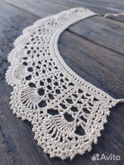 Вязанный воротник