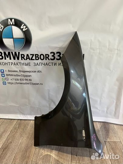Крыло переднее левое Bmw Е87 хэтчбэк N46B20 2008