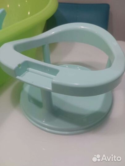 Ванночка для купания с горкой и сидением