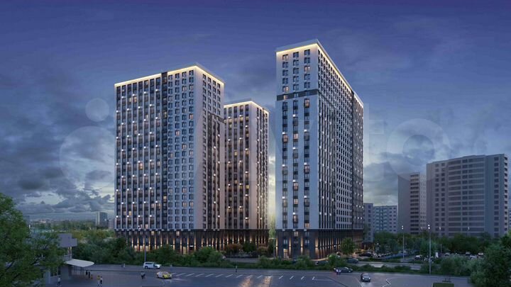 Квартира-студия, 25,7 м², 12/25 эт.