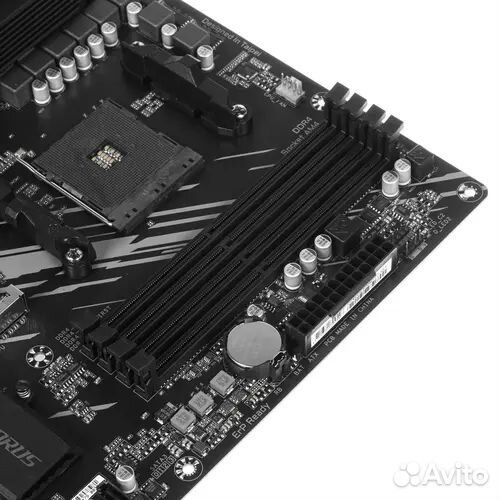 Материнская плата gigabyte B550M aorus elite (V1.3) / AMD B550 AM4 4xDDR4-4733 2xM.2 4xsata DVI-D hd