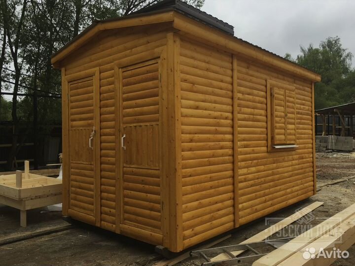 Бытовка утепленная 6х2.40 (Доставка беспл)