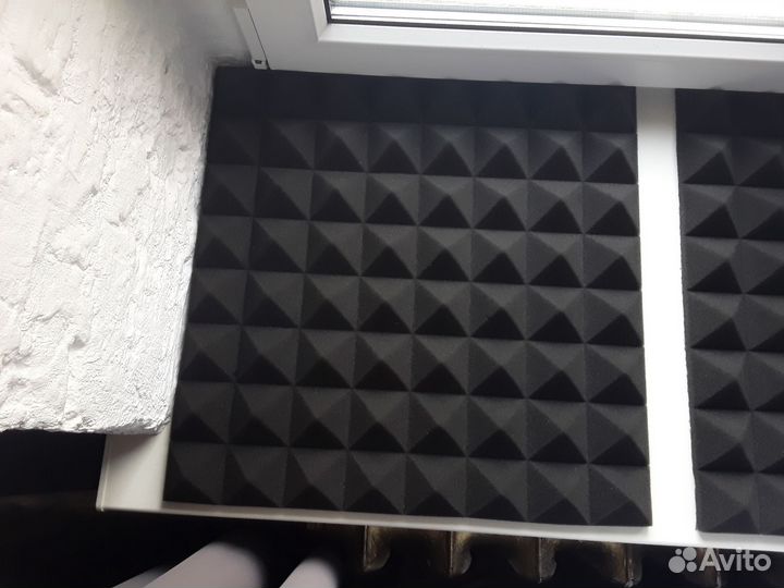 Акустический поролон пирамида 50 на 50 см 2 шт