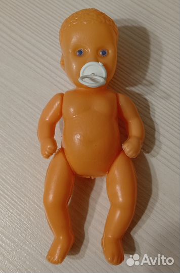 Кукла - пупс с соской, пластмасс СССР