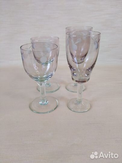 Рюмки цветное стекло СССР