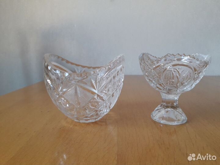 Хрустальные вазы СССР и Чехия