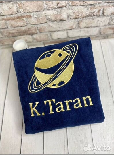 Халат с вышивкой