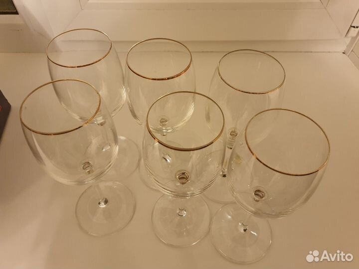 Бокалы фужеры для вина Богемия