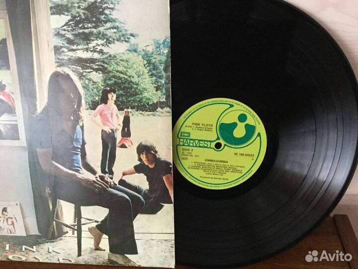 Pink Floyd Ummagumma 1969 виниловая пластинка