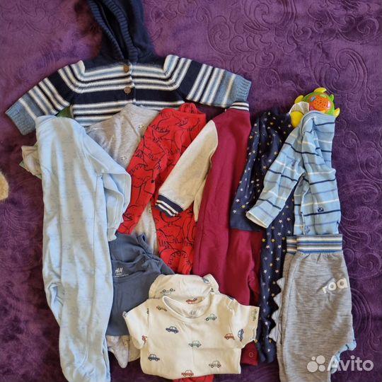 Пакет вещей на мальчика 3-6 мес