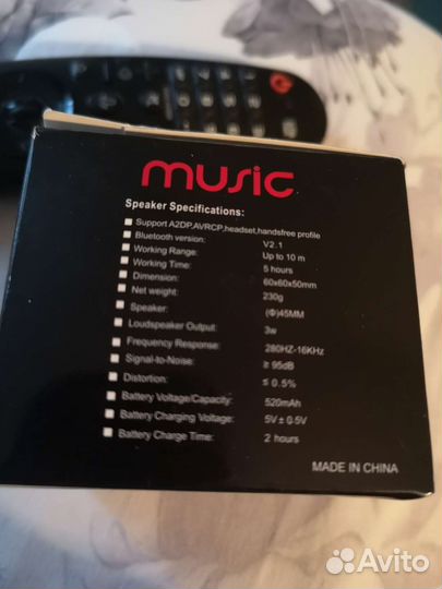 Мини спикер новый Music