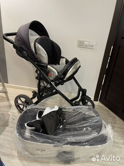 Tutis Коляска 2 в 1 viva life 2020, silver