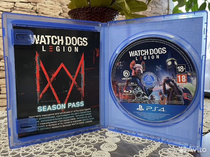 Диск PS4 Watch Dogs: Legion